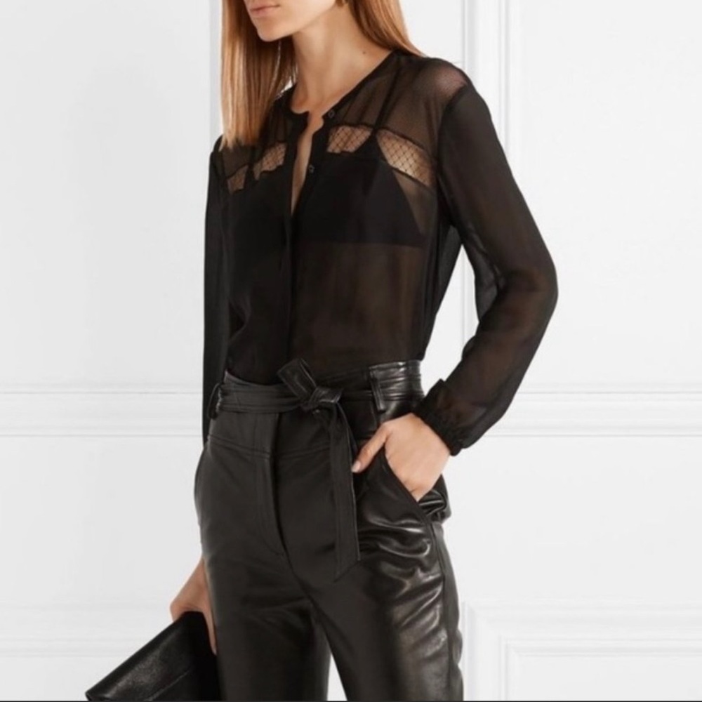 Rag and Bone Tommi Shirt Black Size: Small